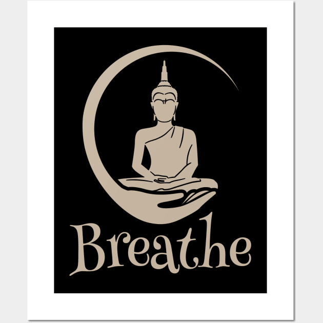 Yoga Breathe Wall Art by letnothingstopyou